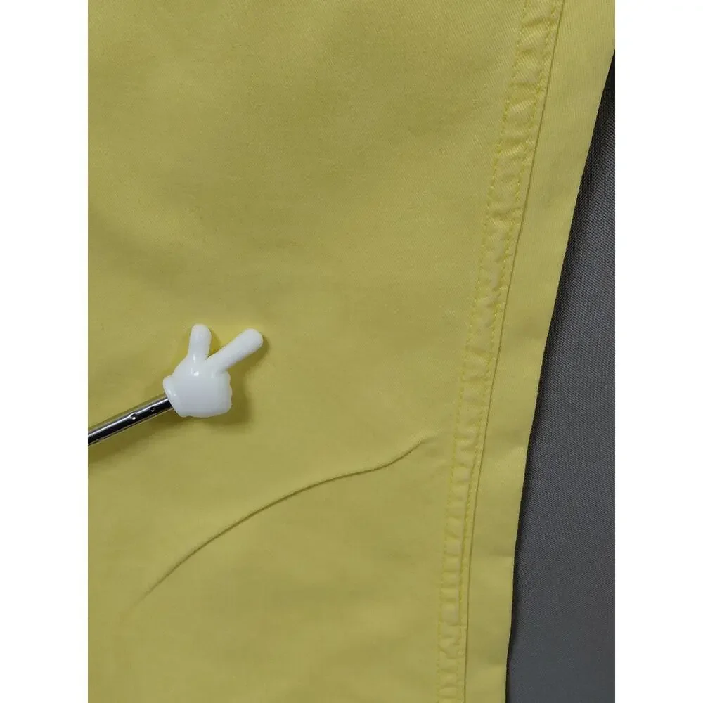 Liz Claiborne Yellow Straight Leg Stretch Pants Women Size 6